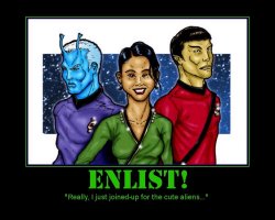 Enlist! --- 'Really, I just joined-up for the cute aliens...'